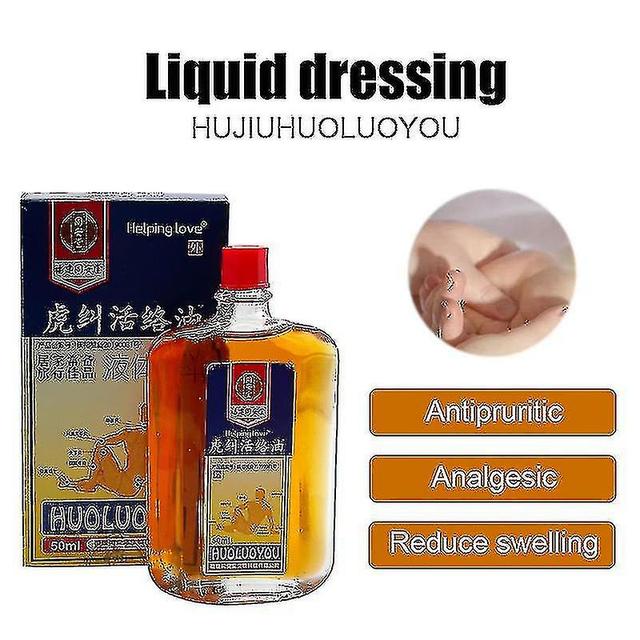 Timei 50ml Tiger Correction Huoluo Oil Is Suitable For People With Bruises Shoulder And Neck Waist And Leg Rheumatic Joint Pain on Productcaster.