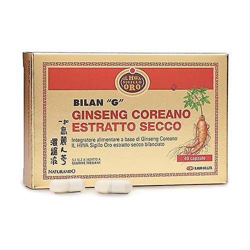 Naturando BilnaG dry extract of ginseng IL HWA 40 capsules on Productcaster.