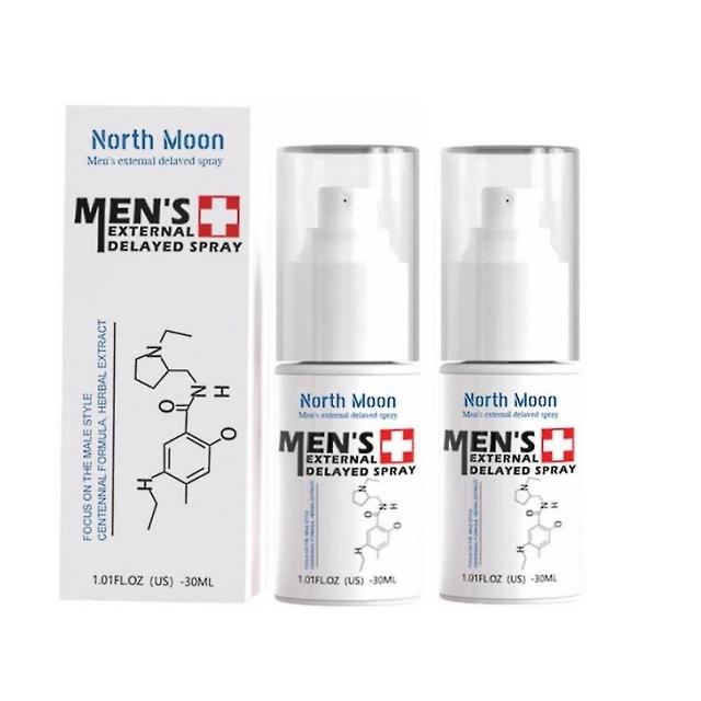 2pcs Mens Spray in a box melhorar a frigidez fácil de absorver antibacteriano aumentar a libido Private Care Spray líquido aumentar a dureza 30ml - XC on Productcaster.