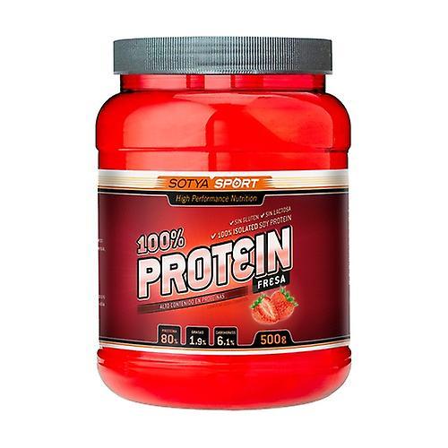 Sotya 90% Protein 500 g of powder (Strawberry) on Productcaster.