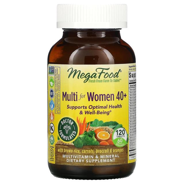 MegaFood, Multi for Women 40+, 120 Tablets on Productcaster.