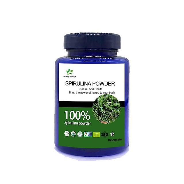 Tablety spiruliny Vorallme vysokej čistoty Krmivo pre rybie krevety Pre akvarijné rybie pilulky Zásoby rias 100ks/fľaša 100% 1 bottle 100pcs on Productcaster.