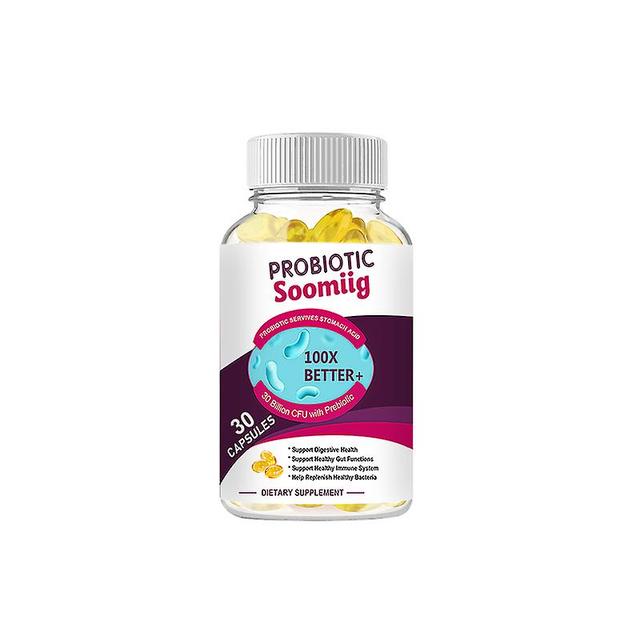 Visgaler Organic Probiotic Capsules Slimming Products Boost Immunity Stomach Care Aid Digestion 60capsule-A bottle on Productcaster.