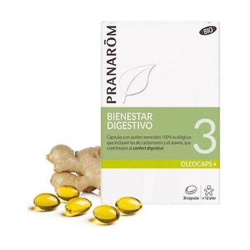 Pranarôm Oleocaps 3 - Digestive Well-Being Bio 30 capsules on Productcaster.