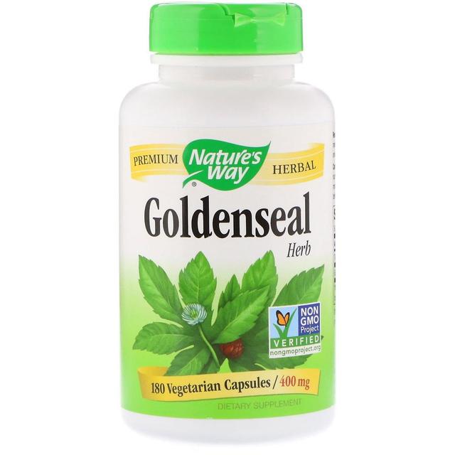 Nature's Way, Goldenseal, Herb, 400 mg, 180 Vegetarian Capsules on Productcaster.