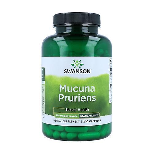 Swanson Superior urter mucuna pruriens - standardiseret 350mg 200 kapsler af 350mg on Productcaster.