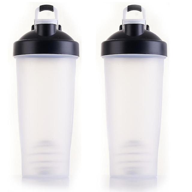 Htclv Garrafa de shake de proteína plástica para shakes de substituição de refeição&smoothies, bebidas, salada de mistura preto on Productcaster.