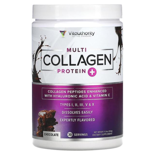 Vitauthority, Multi Collagen Protein, suklaa, 9,3 oz (264 g) on Productcaster.