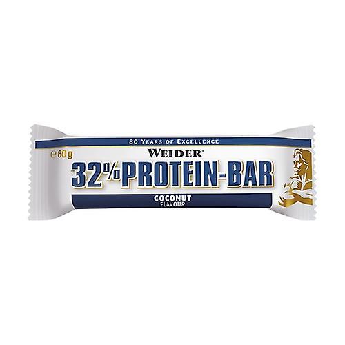 Weider 32% coconut protein bar 1 bar of 60g (Coconut) on Productcaster.