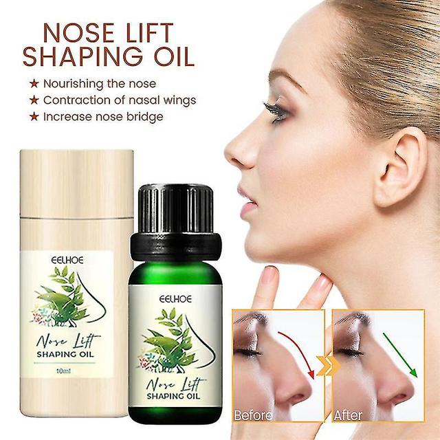 Nose Lift Up Olejek eteryczny Zwiększ Mostek nosa Korekcja nosa Przebudowa kości nosa Czyste odżywianie Cienkie Mniejsze Pielęgnacja Nosa 10ml on Productcaster.