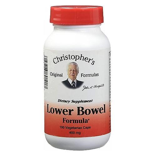 Dr. Christophers Formulas Dr. Christophers Formules Lower Bowel Formula, 100 Vegicaps (Pak van 2) on Productcaster.