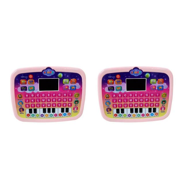 1/2/3/5 Childhood Education English Tablet Cognitive Kids Tablet Toy 2PCS on Productcaster.