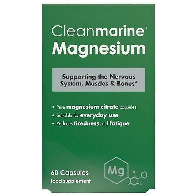 Clean Marine CleanMarine Magnesium 200mg Capsules 60 (NOV017) on Productcaster.