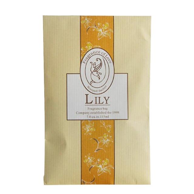 Lukt røkelse Sachet Air Frisk duftpose Blomst Parfyme Garderobe Rekvisita Lavendel Avfukting Forhindre mugg Hjem poser Lily on Productcaster.