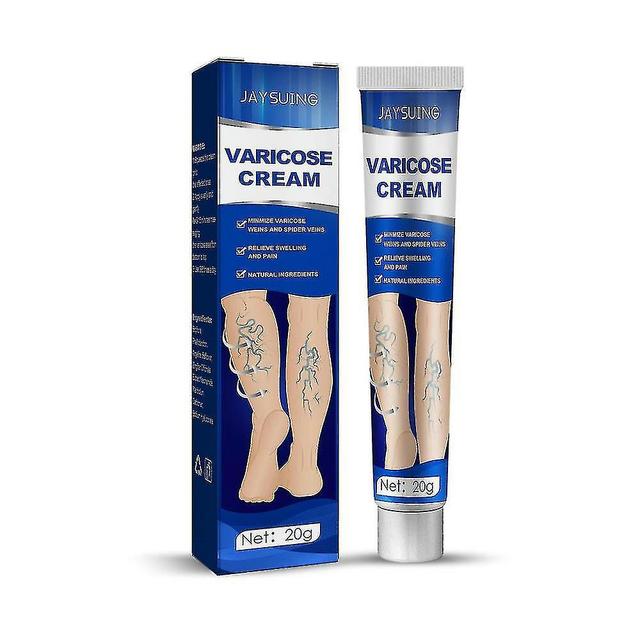 GZMYSM Vein Massage Varicose Cream Reparation Ben Blodkar Bule Og Hævelse Regnorm Varicose Cream -Q on Productcaster.