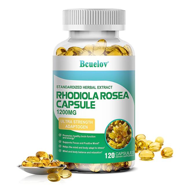 Vorallme Rhodiola Rosea doplnok 1200 mg, vegánske kapsuly (3% salidrozid, 3% extrakt z rododly) na zlepšenie výkonu, upokojenie a motiváciu 120 cou... on Productcaster.