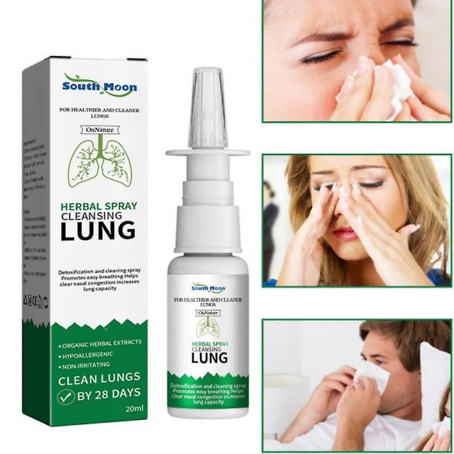 1-3pcs 20ml 100% Pure Herb Nasal Spray Treatment Traditional Medical Nose Care Chronic Rhinitis Sinusitis 1pcs on Productcaster.