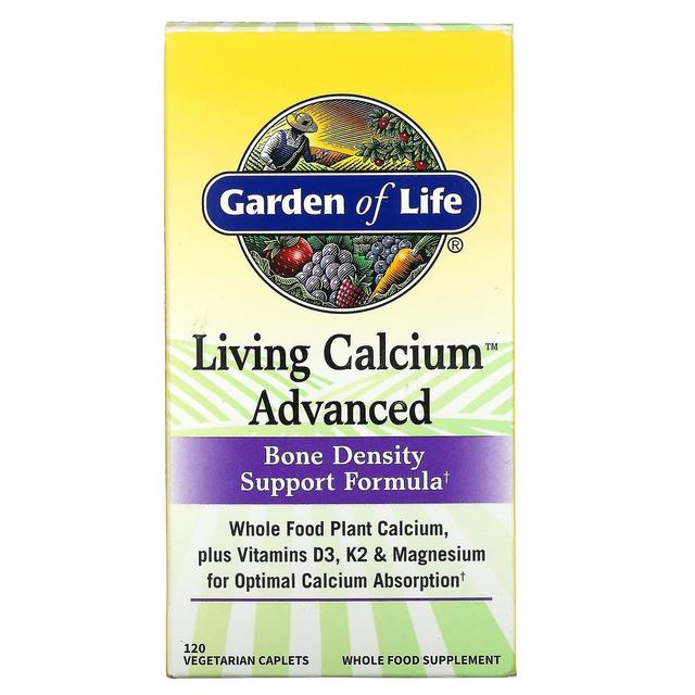 Garden of Life, Living Calcium Advanced, 120 Vegetarian Caplets on Productcaster.