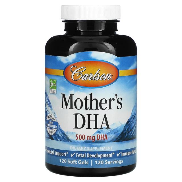 Carlson, DHA der Mutter, 500 mg, 120 Weichkapseln on Productcaster.