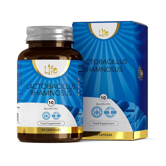 L1fe Nutrition Lactobacillus rhamnosus (10 Milliarden KBE) 3 Bottles (270 Capsules) on Productcaster.