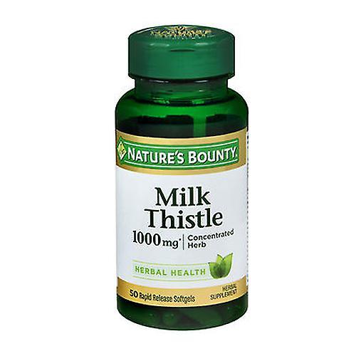 Natures Bounty Nature's Bounty Milk Thistle,1000 mg ,50 Caps (Pack of 2) on Productcaster.