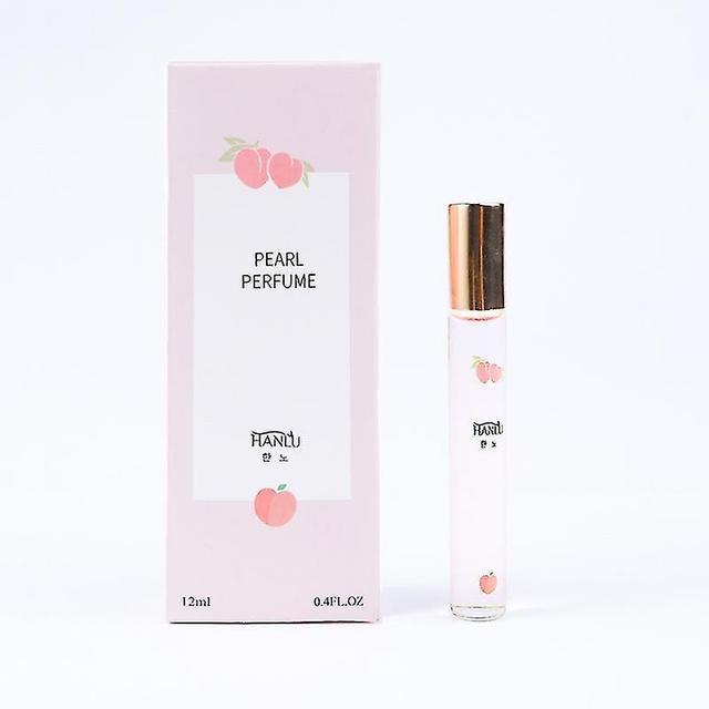 Women's Perfume Roll-on Perfume Peach Green Tea Light Incense Lasting Portable Pink on Productcaster.