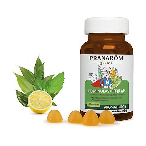 Pranarôm Bio junior forsvar gummier 60 Jelly beans (citron) on Productcaster.