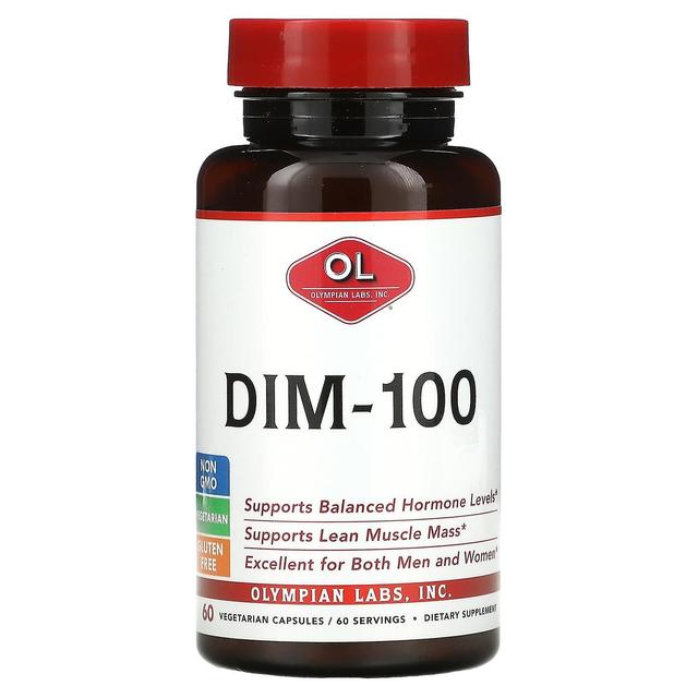 Olympian Labs Inc. Olympian Labs Inc., DIM-100, 60 Vegetarian Capsules on Productcaster.