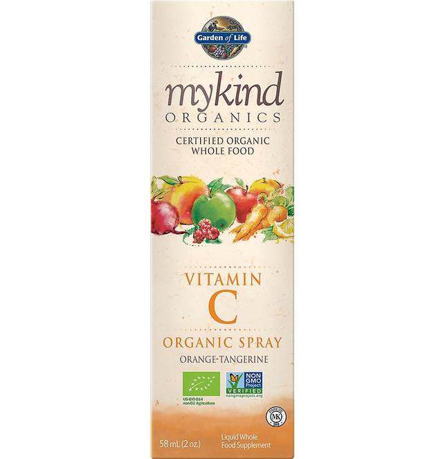 Garden of Life Záhrada života mykind organics vitamín c organický sprej pomaranč-mandarínka on Productcaster.