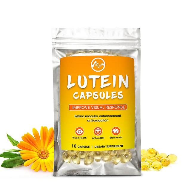 Huamade Minch Lutein Zeaxanthin 20mg Softgel för blått ljus Skydda Makulär hälsovård Vision Fördröjning Tidig åderförkalkning för vuxna 10 pcs on Productcaster.