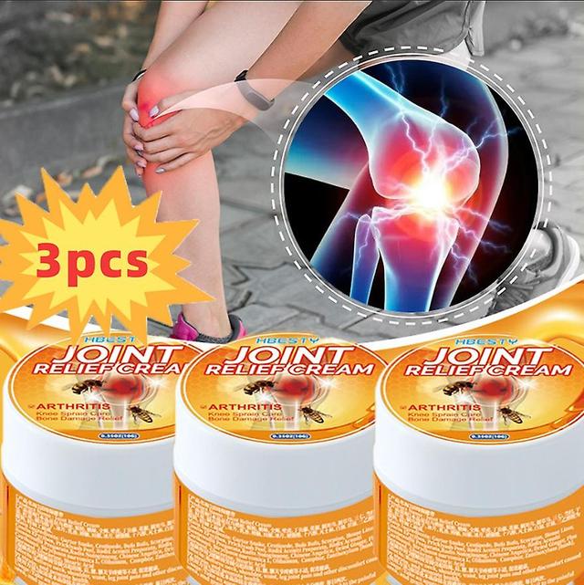 Bee Venom Penetrating Bone Ointment, Joint Shoulder, Neck And Back Massage, Energy Heating, Moxibustion Ointment, Joint Care And Health Ointment 3PCS on Productcaster.