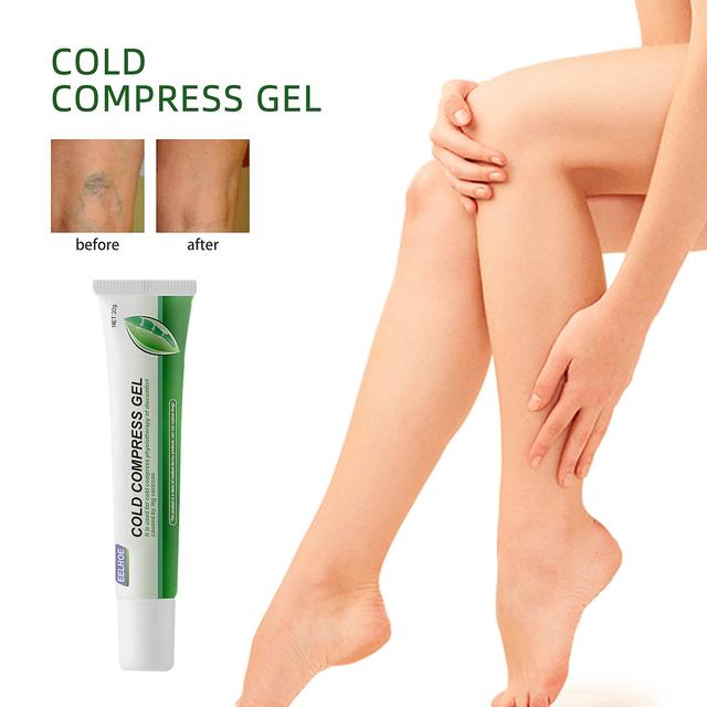 EELHOE gel de compressa fria intravenosa alivia a dor nas articulações do joelho, massagem nas mãos e pernas, alivia varizes nas pernas Single 20g on Productcaster.