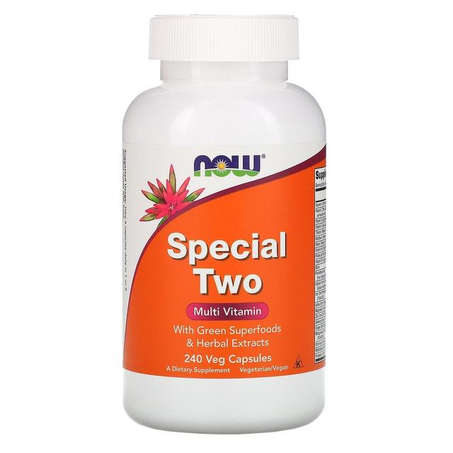 NOW Foods Ora Alimenti, Speciale Due, Multi Vitamina, 240 Veg Capsule on Productcaster.