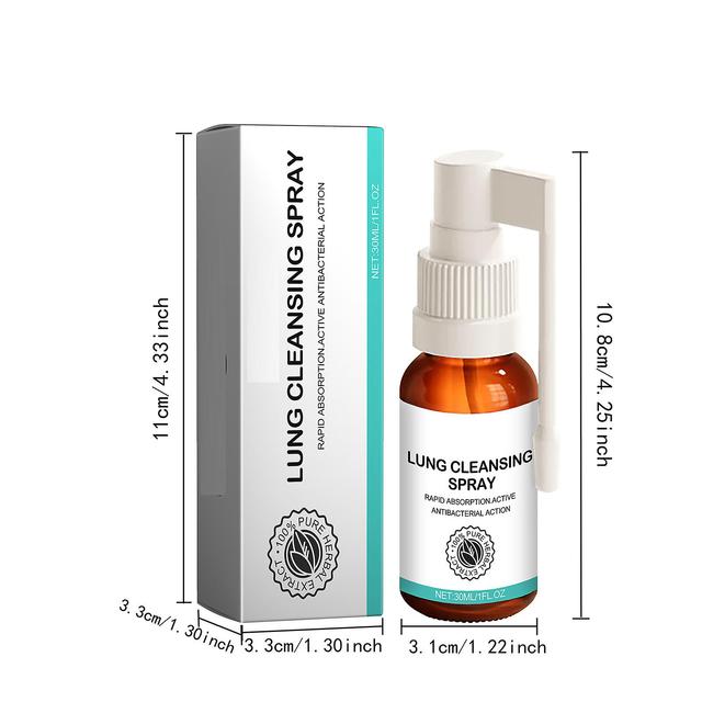 Lung Cleansing Spray, Herbal Lung Cleanse Mist, 4 Weeks Powerful Lung Cleanse Mist Lung Support & Cleanse & Respiratory -30ML 4PCS on Productcaster.