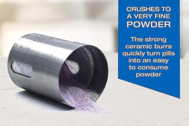 Zerki Pill Crusher - Crushes Multiple Tablets To A Fine Powder - Metal Medicine Grinder#d370564 on Productcaster.