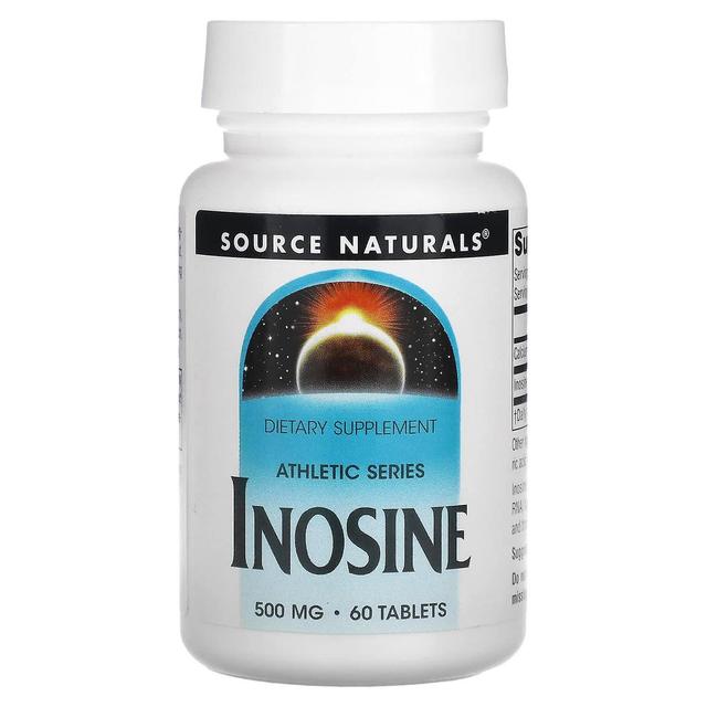 Source Naturals, Athletic Series, Inosine, 500 mg, 60 Tablets on Productcaster.