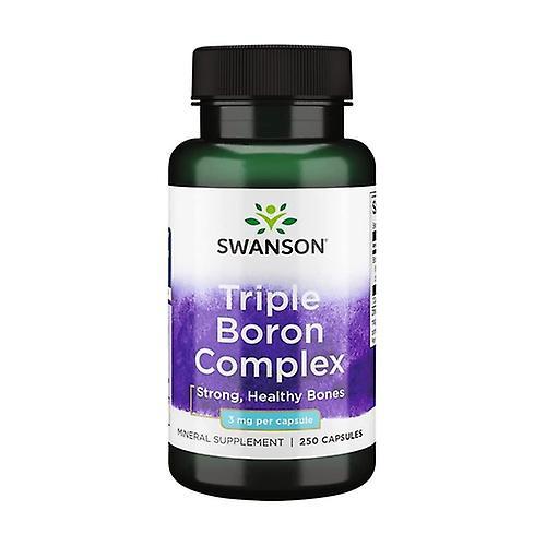 Swanson Triple boron complex 250 capsules of 3mg on Productcaster.