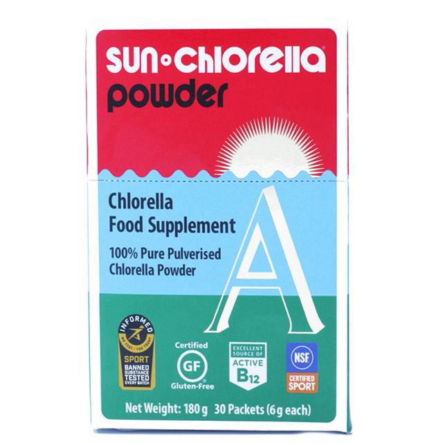 Sun-Chlorella Sun Chlorella A Powder, 30 x 6g Packets on Productcaster.