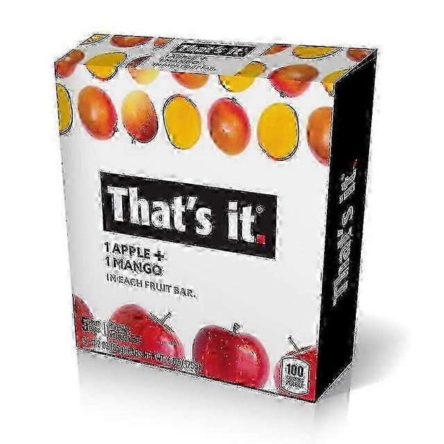 That's it. energy nutrition bar pack, apples & mangoes, 5 ea on Productcaster.