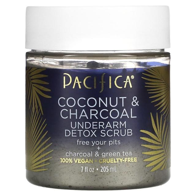 Pacifica, Coco e Carvão, Esfoliante de Desintoxicação das Axilas, 7 fl oz (205 ml) on Productcaster.