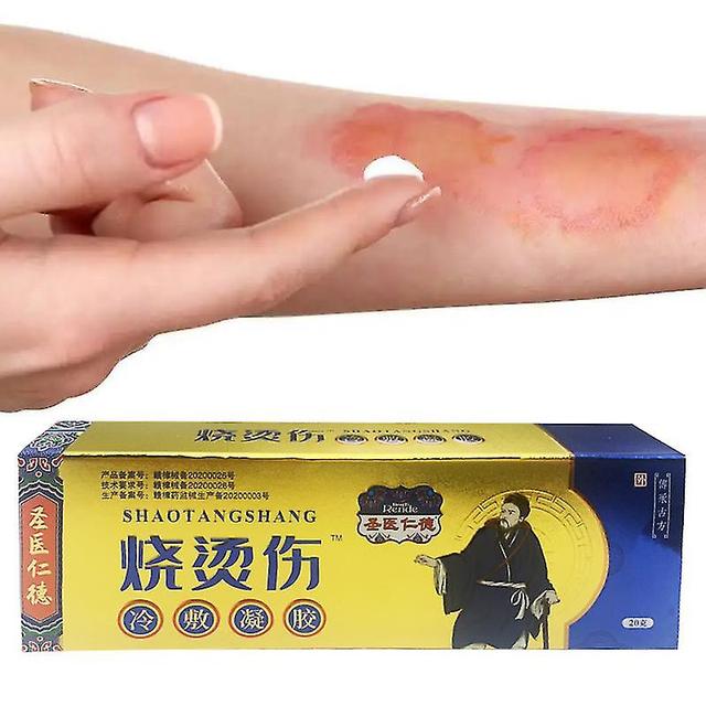 20g/bottle Burn Scald Ointment Burn Treatment Cream Relieve Burn Scars Promote Skin Healing Inhibit Fungi Burn Medical Plaster-violet on Productcaster.