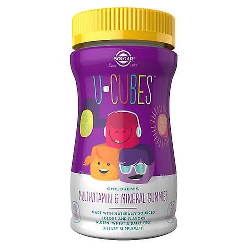 Solgar U-Cubes Caramelle gommose multivitaminiche e minerali per bambini, 60 caramelle gommose (confezione da 2) on Productcaster.