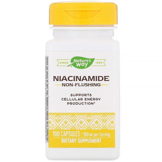 Nature's Way, Niacinamida, 500 mg, 100 Cápsulas on Productcaster.