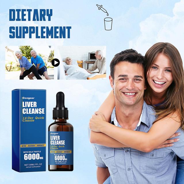 Haobuy 14 Day Quick Cleanse, Liver Health Liquid Drops, Liver Cleanse Detox & Repair Drops, Natural Liver Support Supplement 14 Day Quick Cleanse 3pcs on Productcaster.