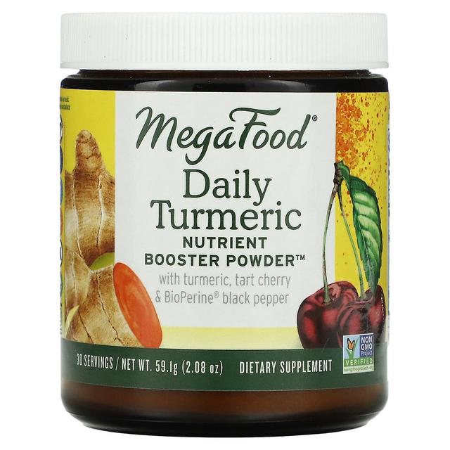 MegaFood, Daily Turmeric, Nutrient Booster Powder, 2.08 oz (59.1 g) on Productcaster.