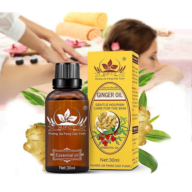 30ml Natural Raw Ginger Oil To Promote Metabolism Anti Aging Essential on Productcaster.