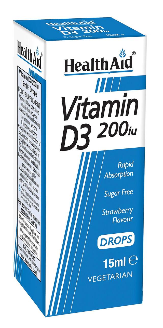 Health aid vitamin d3 200iu drops on Productcaster.