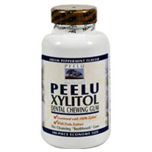 Peelu Xylitol Gomme Dentaire, Menthe Poivrée 100 Pc (Paquet de 1) on Productcaster.