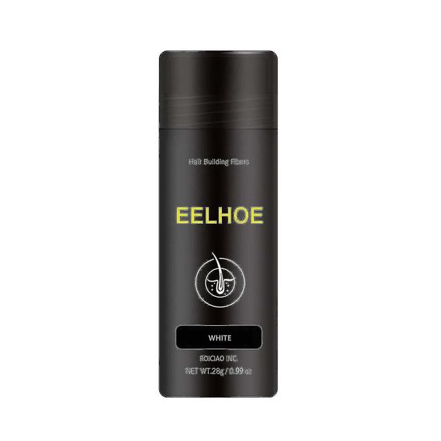 Eelhoe Hair Fiber Powder Dense Hair Top Filling Powder Hairline Sparse Cove Bx White on Productcaster.