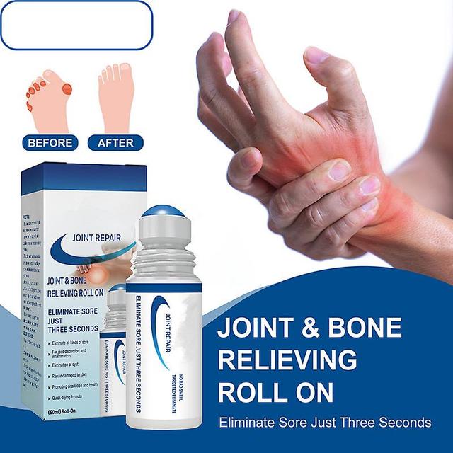 Wtowin Joint & Bone Therapy Roll On, Joint Repair Cream For Wrist Knee Cervical Pain Relief, Fluid Joint Treatment 5pcs-250ml on Productcaster.